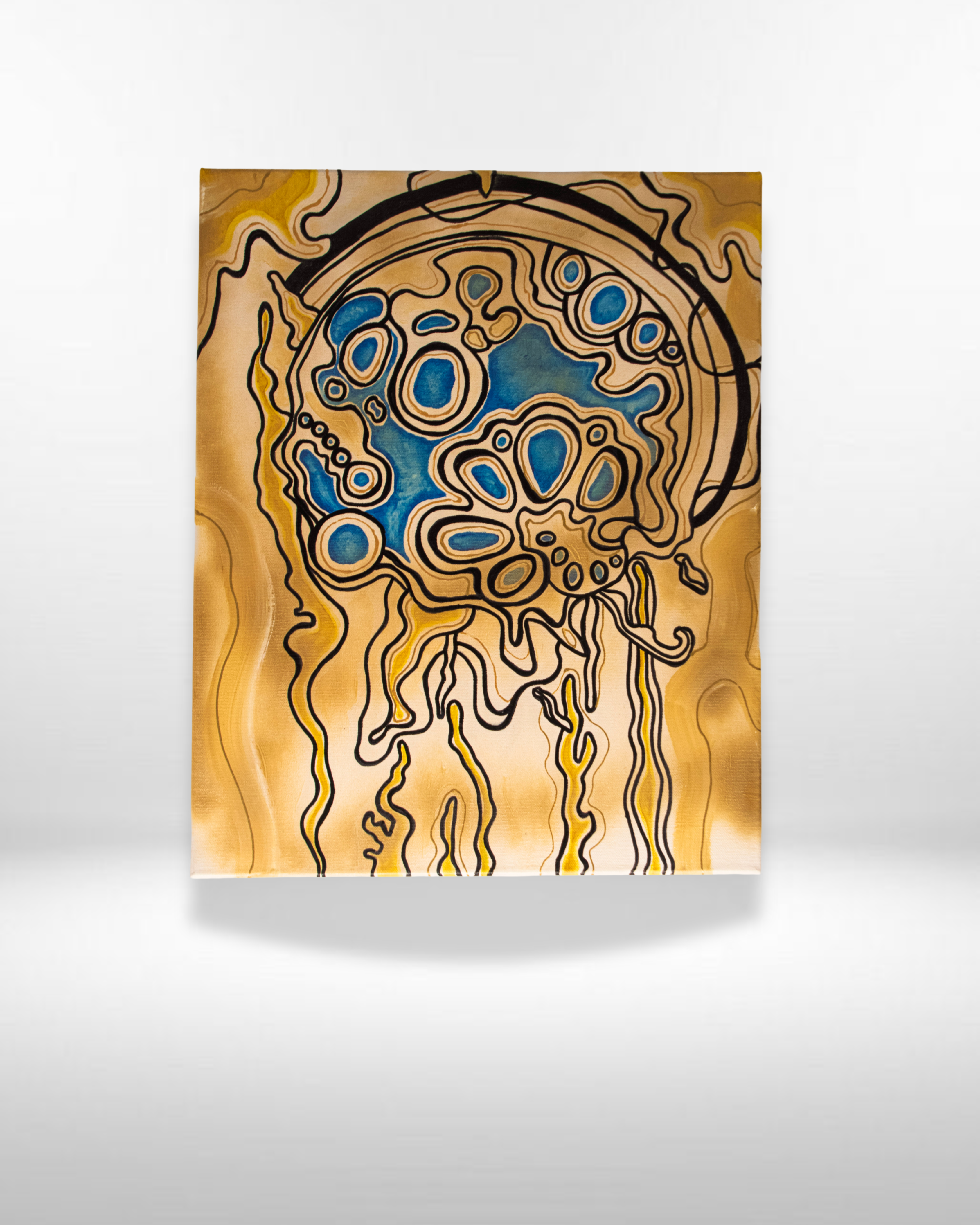 Echoes of Gold and Blue