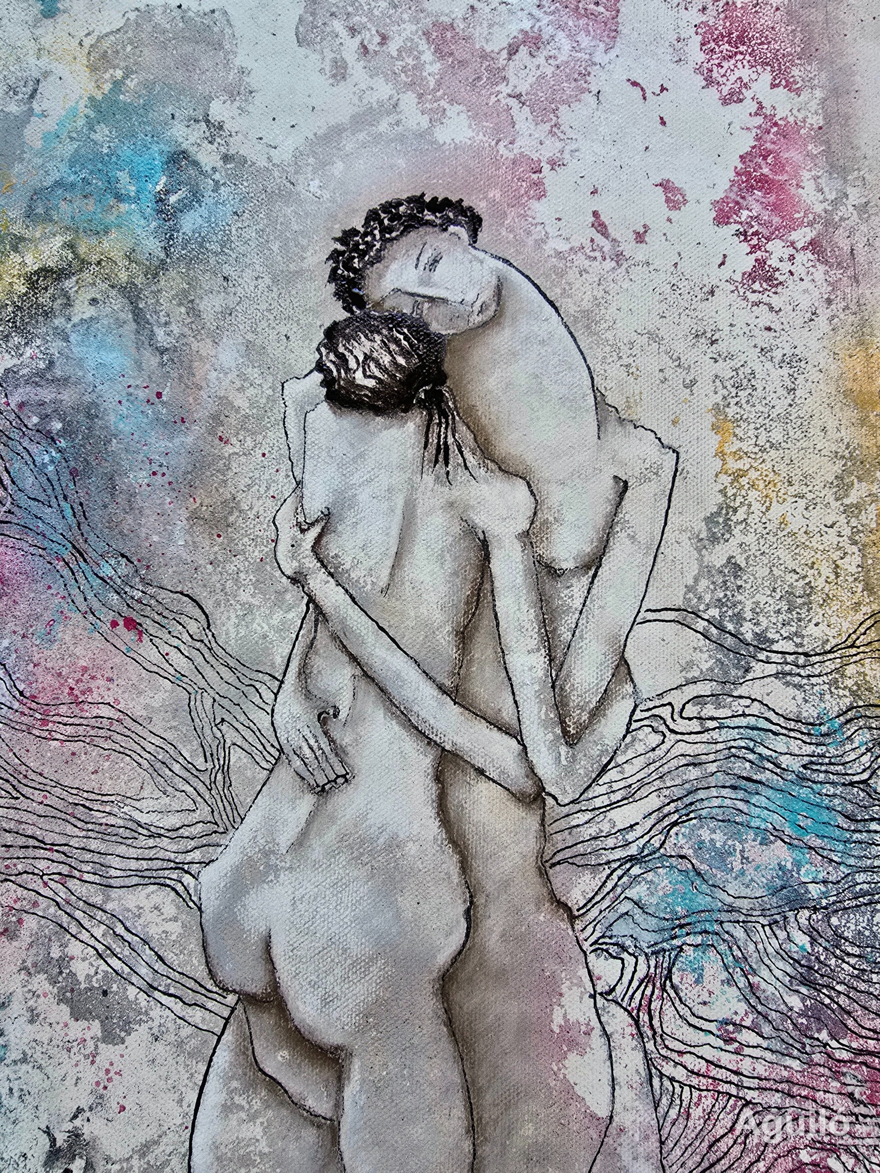 De la serie Las Pïadosas, "El Abrazo"