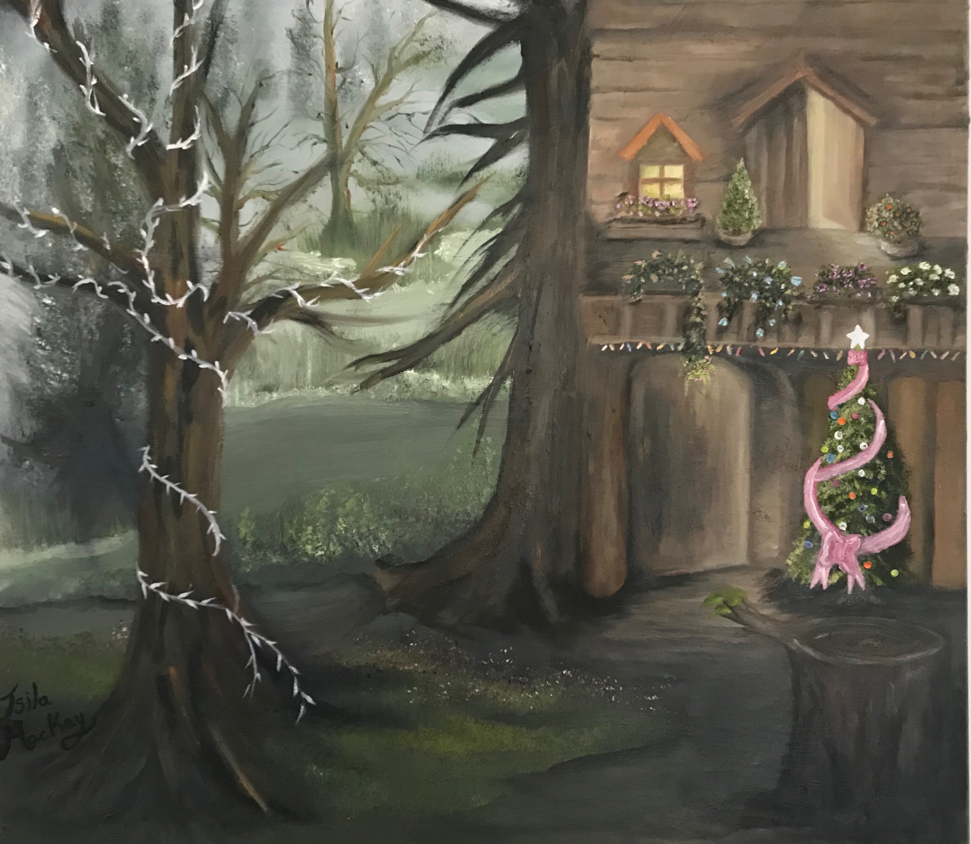 Come Home For Christmas(Inv: CHFC243bos69)102x102cm